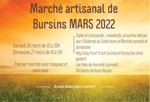 Marché de Bursins 2022.