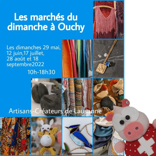 Les marchés du dimanche à Ouchy.